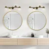 40cm Golden Rund Spiegel Dekorative HD Wandspiegel Produktbild-Vorschau 7