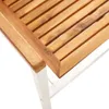 Gartenstühle mit Kissen 2 Stk. Massivholz Akazie und Stahl Produktbild-Vorschau 9