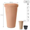 Klasický podlhovastý kvetináč oranžový 48 cm Náhľad obrázku produktu 7