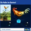 Solar-Wetterhahn mit Dekokugel leuchtend Produktbild-Vorschau 4
