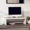 vidaXL Monitorständer Weiß 50x27x15 cm Massivholz Kiefer Produktbild-Vorschau 3