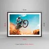 Gerahmtes Poster - Schwarzer Rahmen - Fahrrad Sport Helm - Produktbild-Vorschau 5