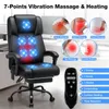 HOFFREE Massage-Bürostuhl mit Wärme & 7 Vibrationspunkten, Produktbild-Vorschau 3