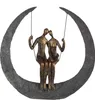 Gilde Skulptur, rund, "Swing", Paarmotiv, Kunstharz, grau, Anteprima dell’immagine prodotto 13