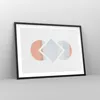 Gerahmtes Poster - Schwarzer Rahmen - Stück Geometrisch Produktbild-Vorschau 8