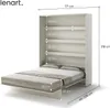 Schrankbett 160 x 200 Vertikal BC-12 Kaschmir LENART BED Produktbild-Vorschau 4