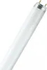 A close-up, angled shot of a fluorescent light bulb against a white background. Produktbild-Vorschau