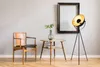 Bernice Lampadaire E27 Ø40cm noir Voir les images du produit 9