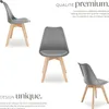 Chaises de salle à manger FRÉDÉRIQUE style scandinave - Voir les images du produit 3