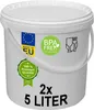 plasteo® 2x secchio da 5 litri con coperchio Secchio in Anteprima dell’immagine prodotto 1