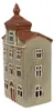 Clayre & Eef theelichthouder Haus, 12x9x25 cm, groen-bruin, Productafbeelding-voorbeeld 2
