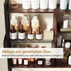 COSTWAY 6-poziomowa półka ścienna, półka wisząca z 8 Podgląd zdjęcia produktu 4