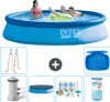Intex runder aufblasbarer Easy Set-Schwimmpool – 396 x 84 Produktbild-Vorschau 1