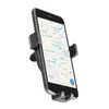 A smartphone displaying a map application is held in a car vent mount. Voir les images du produit