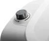 A close-up of a white appliance with a gray control knob. Produktbild-Vorschau