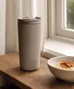Thermobecher Edelstahl 480ml Kaffee Becher Trinkbecher Strohhalm isoliert Vinsun Produktbild-Vorschau