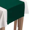 Voppi Bieżnik obrus na stół 40x220 cm zielony welurowy Podgląd zdjęcia produktu 4