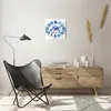 Wanduhr - Quadrat - Glasuhr - Bär Eis Winter Arktis - Produktbild-Vorschau 6