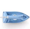 A top-down view of a blue and white Philips iron on a white background. Produktbild-Vorschau
