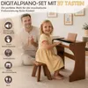 FCH Kinder E-Piano 37 Tasten,Kinderklavier Musikspielzeug Produktbild-Vorschau 5