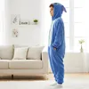 Pigiama tutina Kigurumi costume per adulti Blu Stitch XXXL: Anteprima dell’immagine prodotto 6
