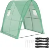 Serre Outsunny avec porte coulissante, 2 fenêtres, serre en Voir les images du produit 10
