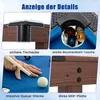 Billardtisch aus Holz mit 2 Queues 2 Kreiden & Dreieck & Produktbild-Vorschau 4