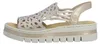 Rieker Damen Hochfront Sandale mit Strass und Plateausohle Produktbild-Vorschau 2