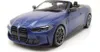 Minichamps 1:18 BMW M4 CABRIOLET - 2020 - MATT BLUE Produktbild-Vorschau 1