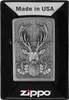 Zippo Feuerzeug Deer Emblem - Satin Finish Chrom, silber, Produktbild-Vorschau 5