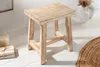riess-ambiente Hocker FINCA 40cm beige massives Mangoholz Produktbild-Vorschau 3