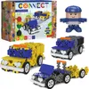 Trefl CONNECT M - Rettungswagen Polizeiauto, Bausteine, Anteprima dell’immagine prodotto 4