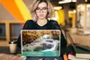 MuchoWow® Laptop Aufkleber Sticker Cover Wald - Wasserfall Produktbild-Vorschau 5
