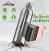 HOMELUX 1L 316 Edelstahl Flasche, Kompatibel Produktbild-Vorschau 2