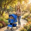 PawHut – skládací kočárek pro psy a kočky do 10 kg s Náhled obrázku produktu 2