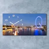 Wanduhr aus Glas – 60x30 cm - Glasbild - Glasuhr - Produktbild-Vorschau 2