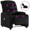 vidaXL Massagesessel Elektrisch Schwarz Kunstleder Produktbild-Vorschau 1