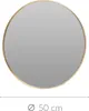 Goldener runder Wandspiegel 50 cm Produktbild-Vorschau 16