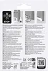The back of a product package with multiple languages describing the product's features and usage instructions. Produktbild-Vorschau