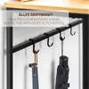eluno Konsolentisch aus mattschwarzem Metall mit 1 Produktbild-Vorschau 6