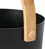 vidaXL Sauna Zubehör Set 2 Stk. Schwarz Produktbild-Vorschau 6