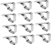 12 Mini-Tischdeckenclips aus Edelstahl – stabiler Halt – Produktbild-Vorschau 1