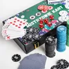 Zestaw do gry w pokera, 300 żetonów, 2 talie kart, kostki, Podgląd zdjęcia produktu 8