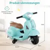 COSTWAY detská elektrická motorka, Vespa 6V motorka s LED Náhľad obrázku produktu 3