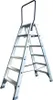 ASC Stufenstehleiter DT-6 doppelseitig 6 Stufen mit 3,51m Produktbild-Vorschau 2