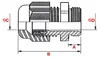 Plica Kabelverschraubung KV M40 PA 6 M40 (18-32) PA6 Produktbild-Vorschau 3