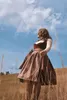 Edelnice Midi Dirndl Lilly Samt Rot 36 Produktbild-Vorschau 3