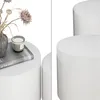 Zestaw stolików kawowych Vicco Giva Biały 48 x 48 cm, Model Podgląd zdjęcia produktu 6