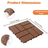 Piastrelle in PVC per terrazza, 44 pezzi, 30x30 cm, circa 4 Anteprima dell’immagine prodotto 4
