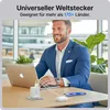VOOMY Reiseadapter Weltweit 4-in-1 – Modularer Weltstecker Produktbild-Vorschau 3